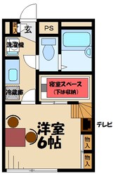 レオパレス創の物件間取画像